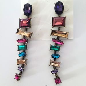 Gemma dangle earrings multi color.